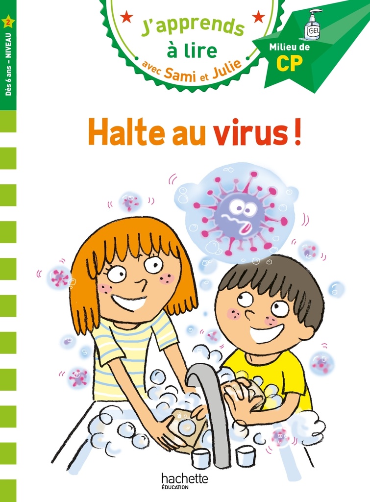 [9782017147466] Sami et Julie CP Niveau 2 Halte au virus !