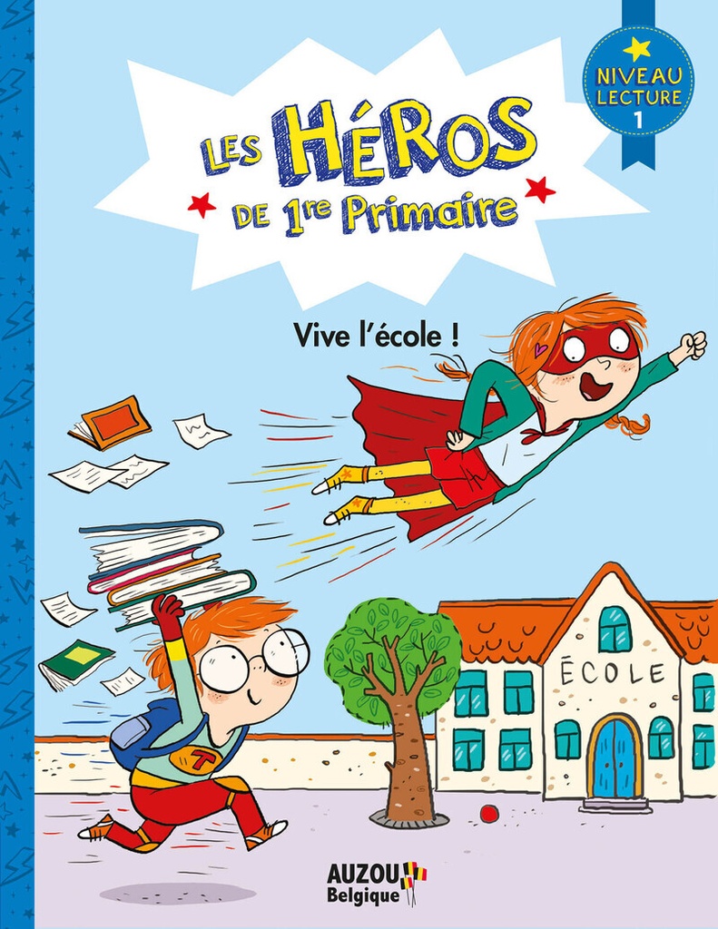 [9782733887639] Les héros de 1re primaire - vive l'école !