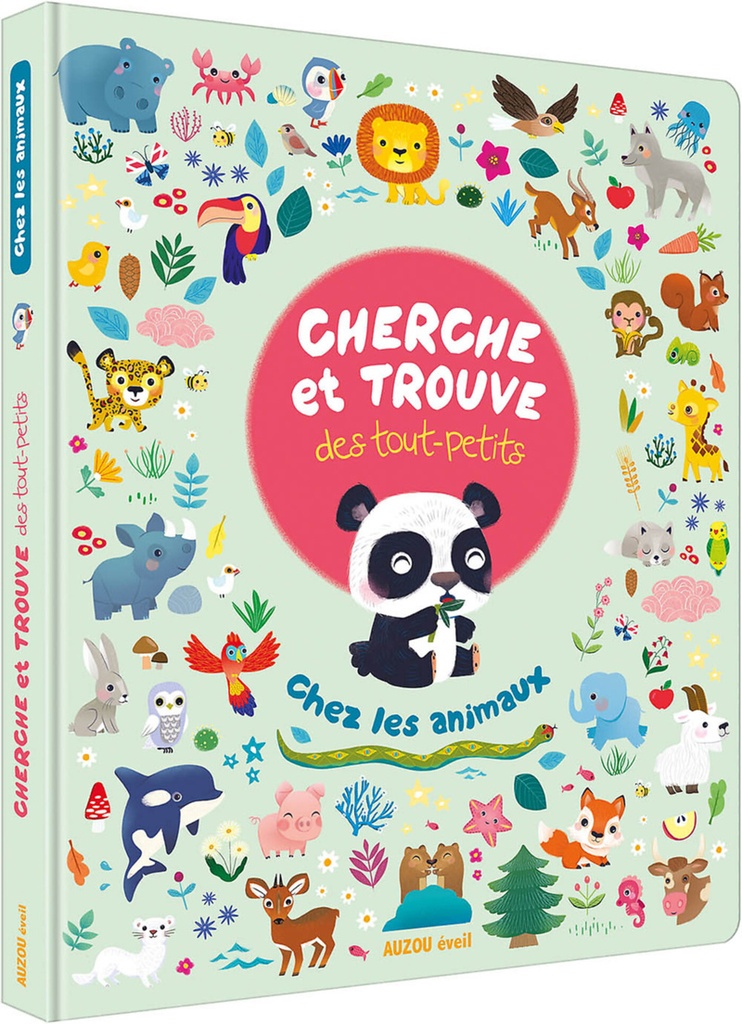 [9782733856529] CHERCHE ET TROUVE DES TOUT PETITS - CHEZ LES ANIMAUX