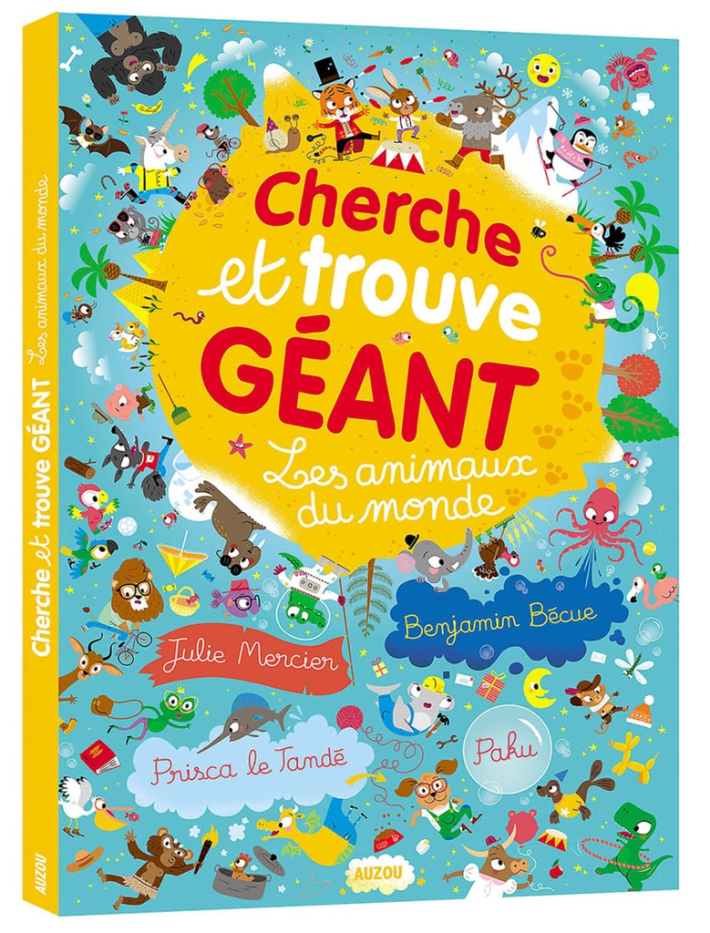 [9782733852743] CHERCHE ET TROUVE GEANT - LES ANIMAUX DU MONDE