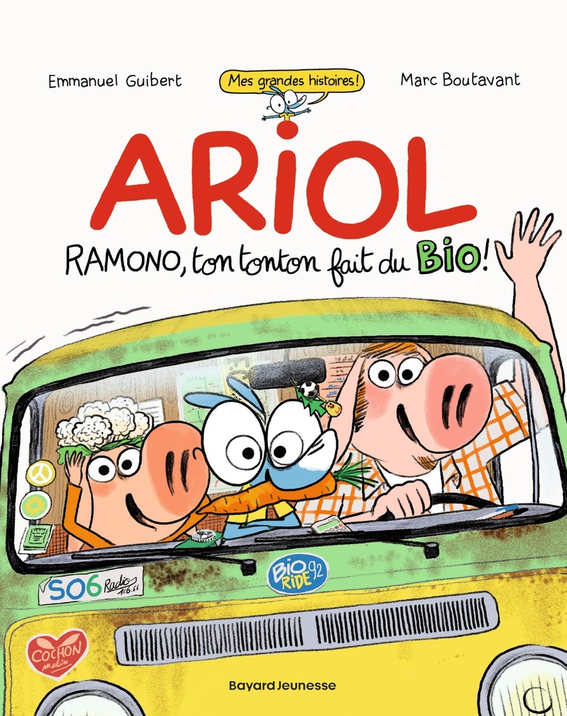 [9782747032469] Ariol roman graphique - Ramono, ton tonton fait du bio