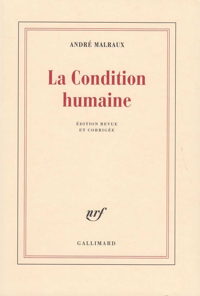 [9782070241316] La Condition humaine