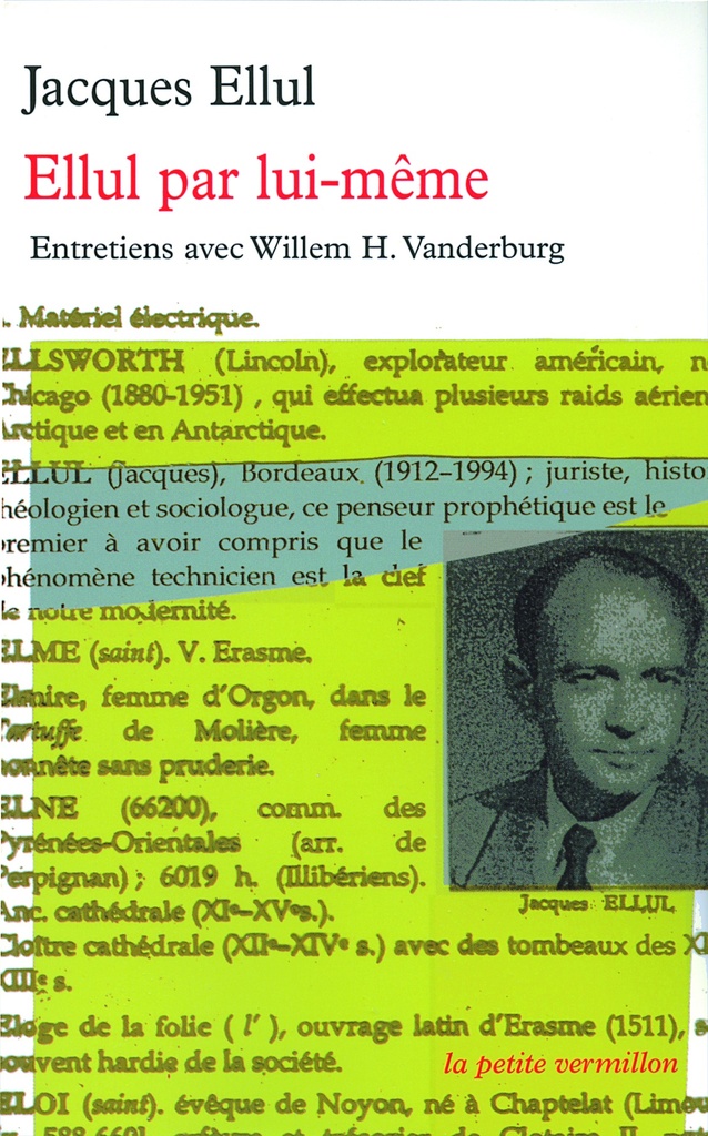 [9782710330950] Ellul par lui-même