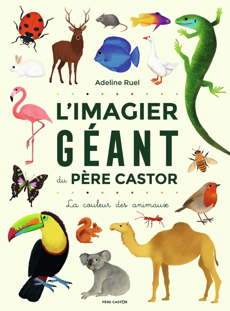 [9782081513723] L'Imagier géant du Père Castor - La couleur des animaux