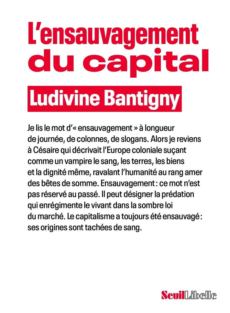 [9782021497434] L'Ensauvagement du capital