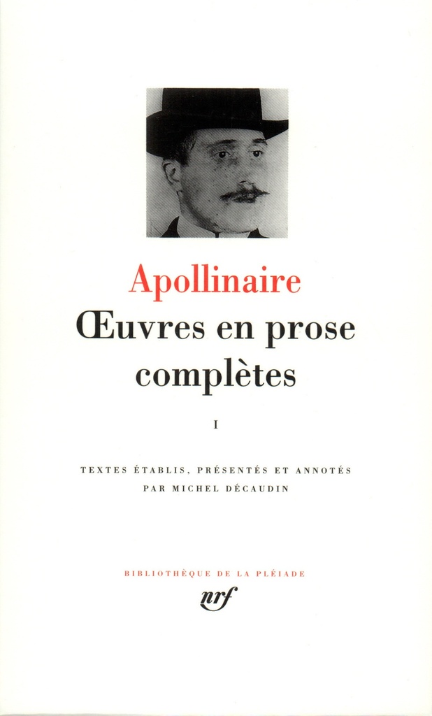 [9782070108282] Œuvres en prose complètes