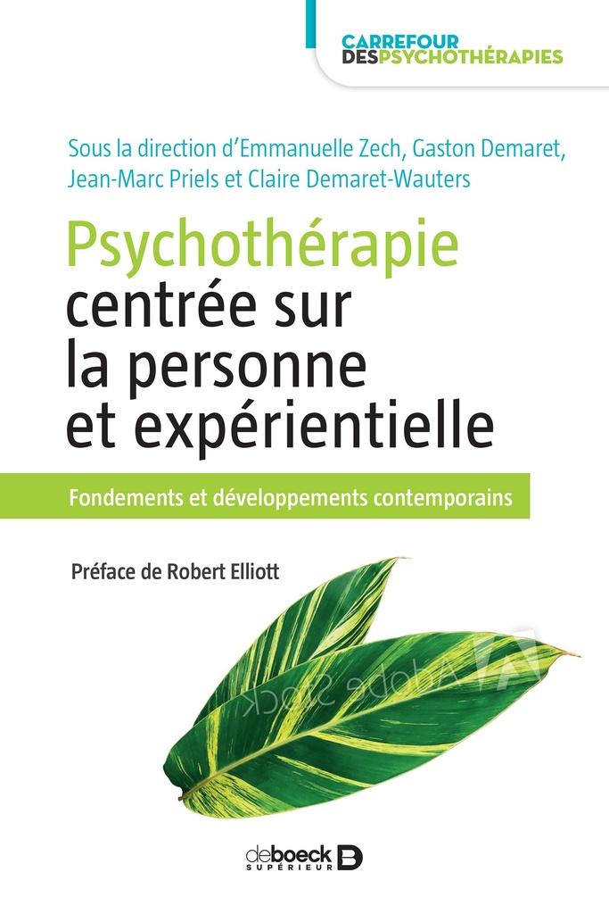 [9782807328167] Psychothérapie centrée sur la personne et expérientielle
