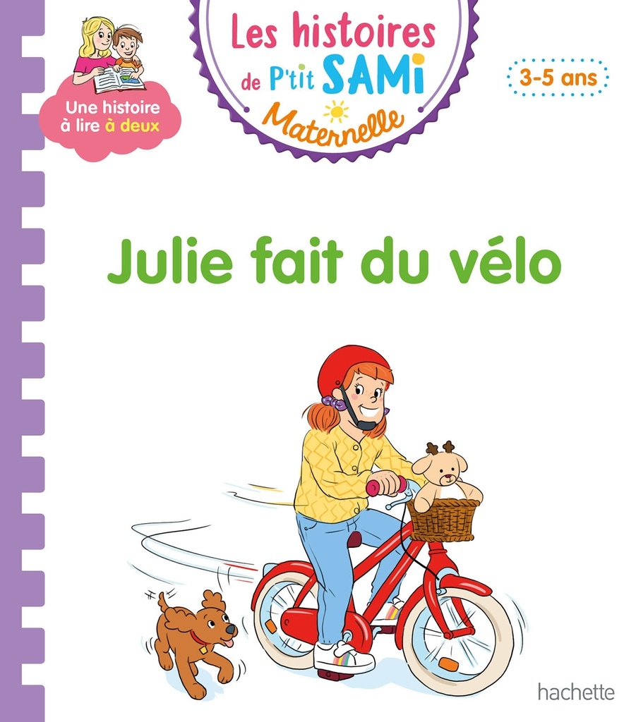 [9782017877066] Les histoires de P'tit Sami Maternelle (3-5 ans) : Julie fait du vélo