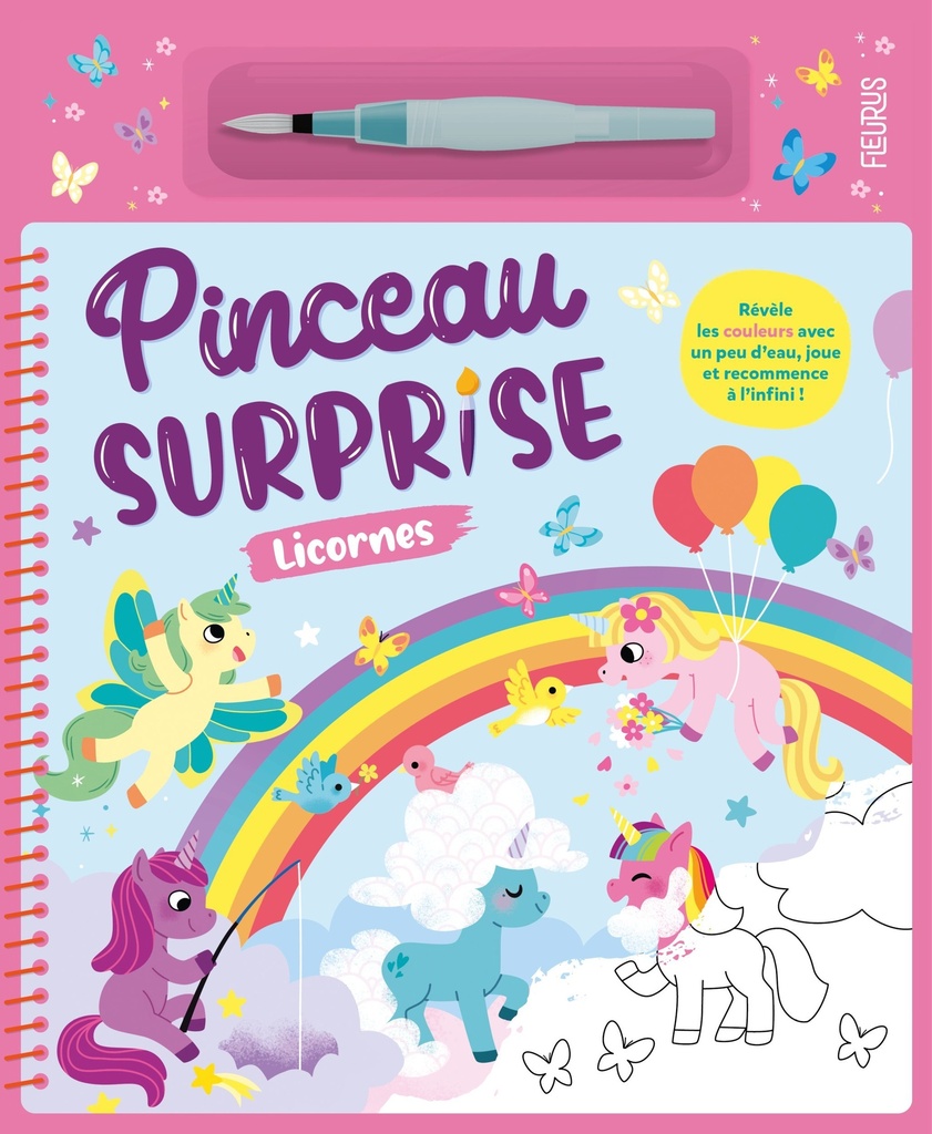 [9782215175513] Pinceau surprise - Licornes