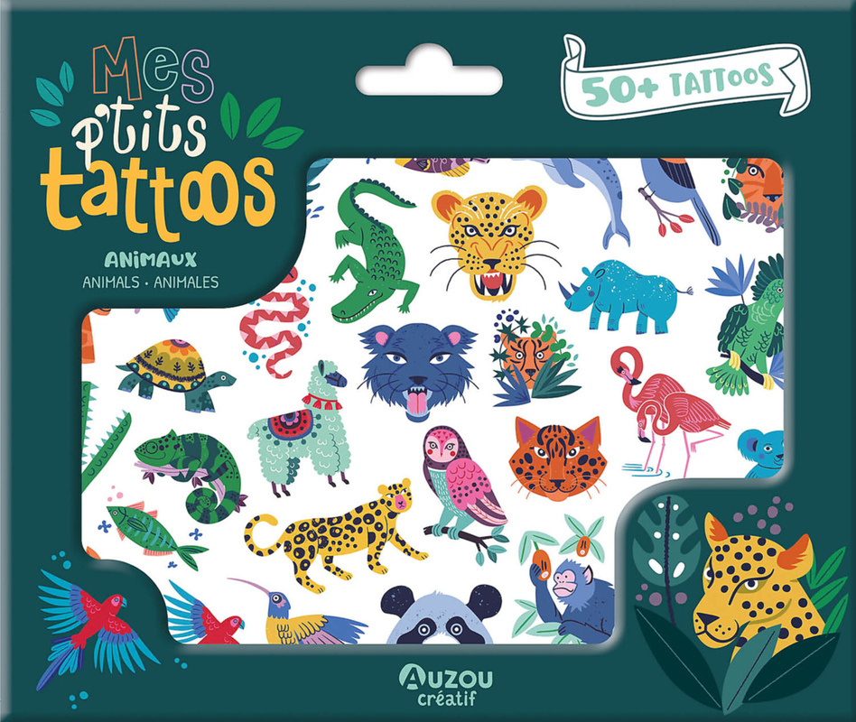 [9782733882863] Mes p'tits tattoos - Animaux