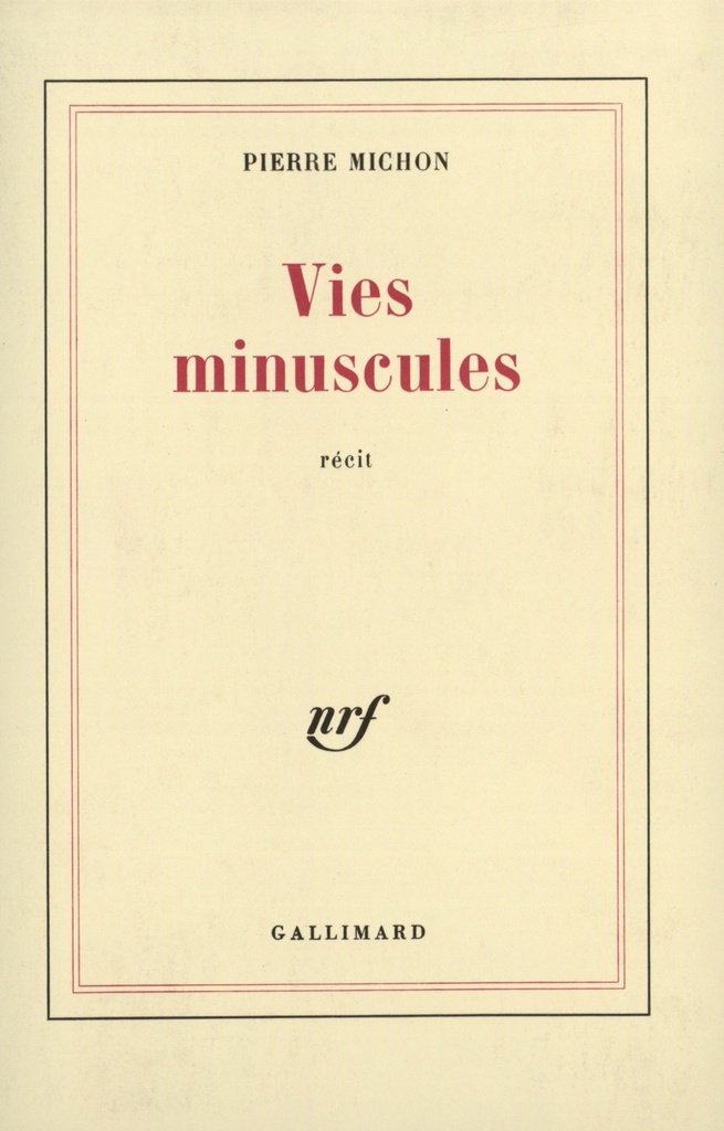 [9782070700387] Vies minuscules