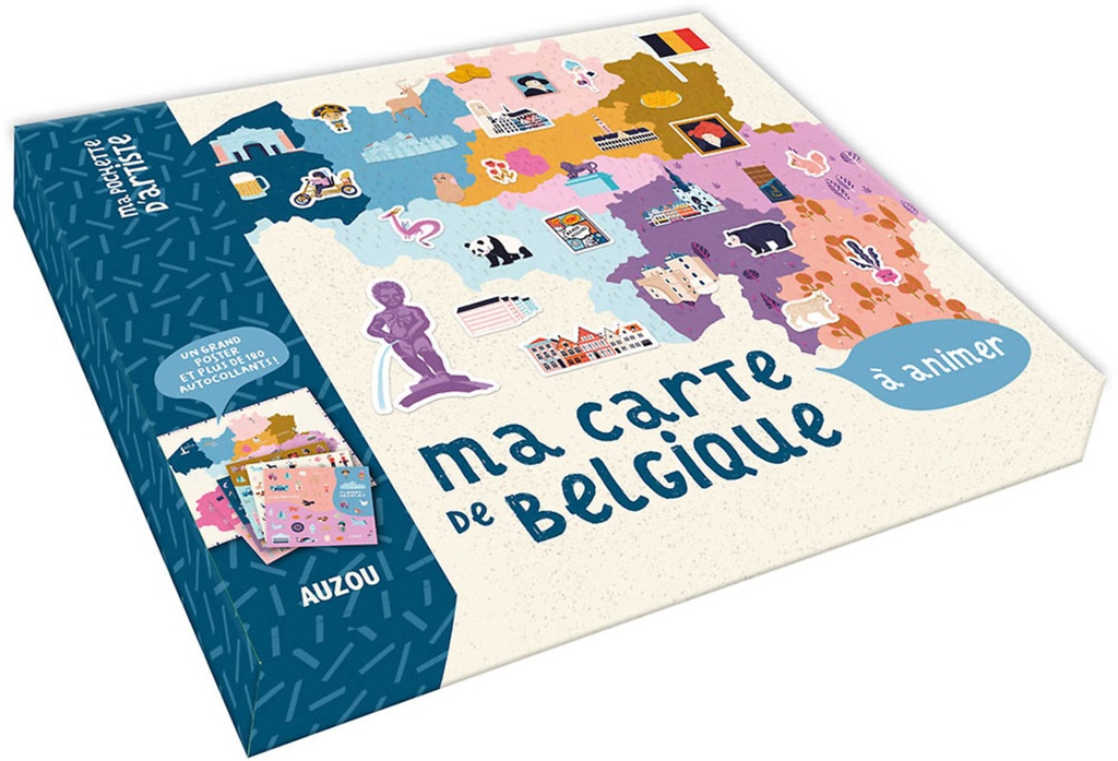 [9782733867310] Ma carte de Belgique à animer