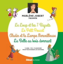 [9782344021088] Marlène Jobert raconte Le loup et les 7 biquets, Le Petit Poucet, Aladin, La Belle au bois dormant