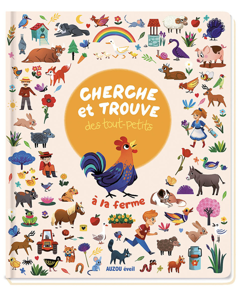 [9782733846933] CHERCHE ET TROUVE DES TOUT-PETITS - A LA FERME
