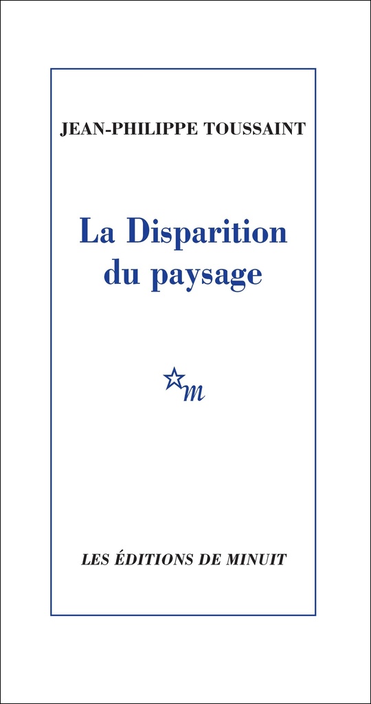 [9782707346582] La disparition du paysage