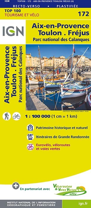 [9782758540885] 172 - AIX-EN-PROVENCE TOULON FREJUS PN DES CALANQUES