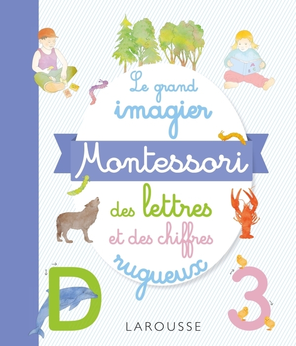 [9782036010581] Le grand imagier Montessori lettres et chiffres rugueux