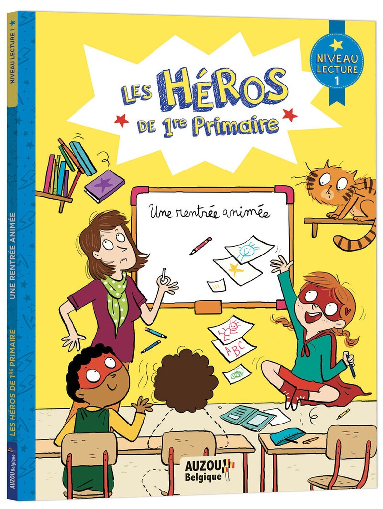 [9782733898048] Les héros de 1re Primaire - Niveau 1 - Une rentrée animée
