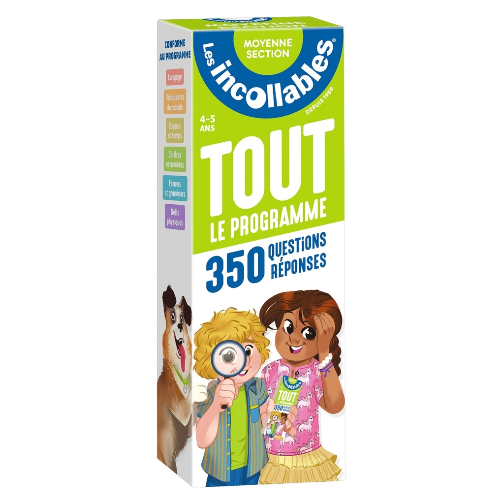 [9782809682847] Les incollables - Tout le programme de la moyenne section - 4/5 ans