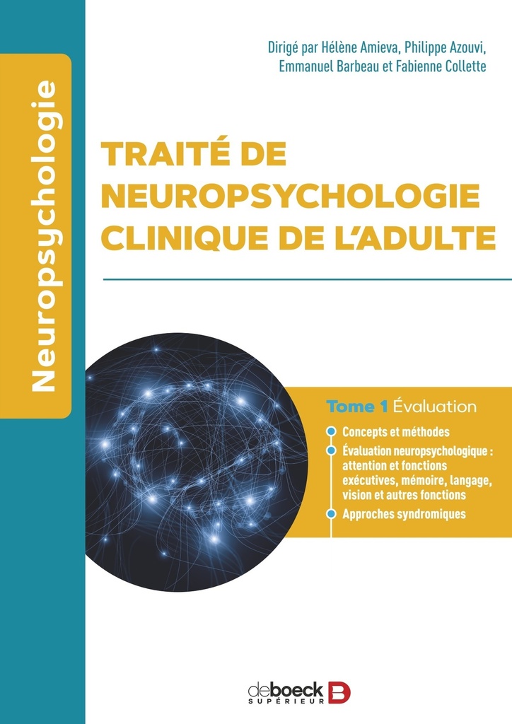 [9782807335158] Traité de neuropsychologie clinique de l’adulte