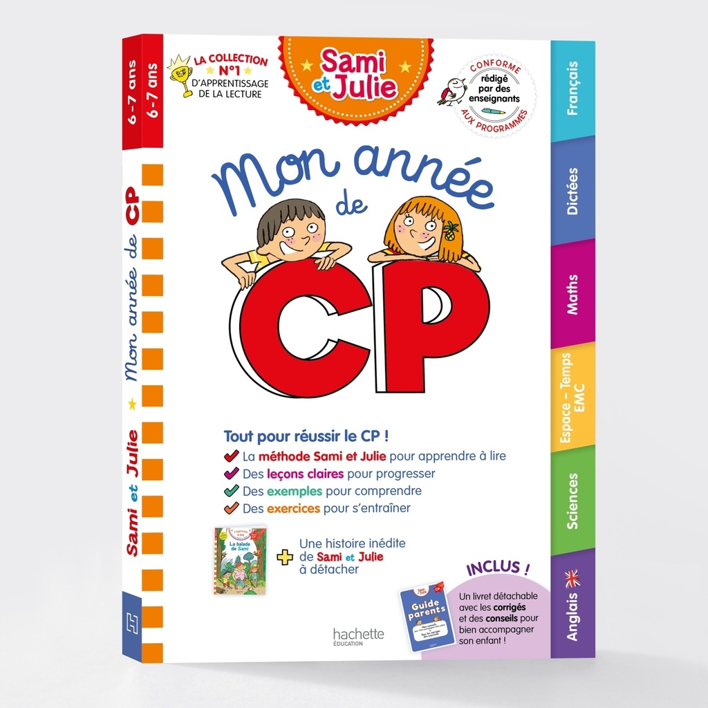 [9782017877400] Mon année de CP avec Sami et Julie (toutes les matières)