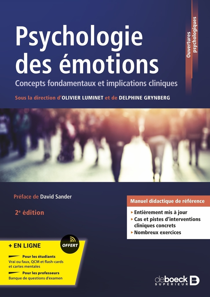 [9782807315655] Psychologie des émotions