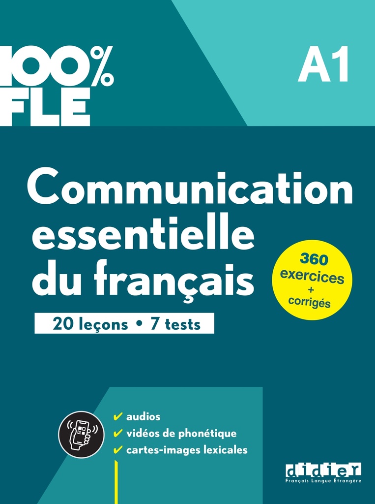 [9782278102259] 100% FLE - Communication essentielle du français A1 - Livre + didierfle.app