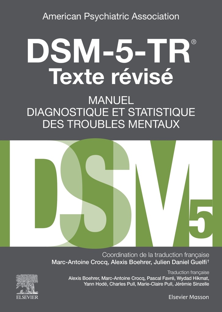 [9782294781353] DSM-5-TR Manuel diagnostique et statistique des troubles mentaux, texte révisé