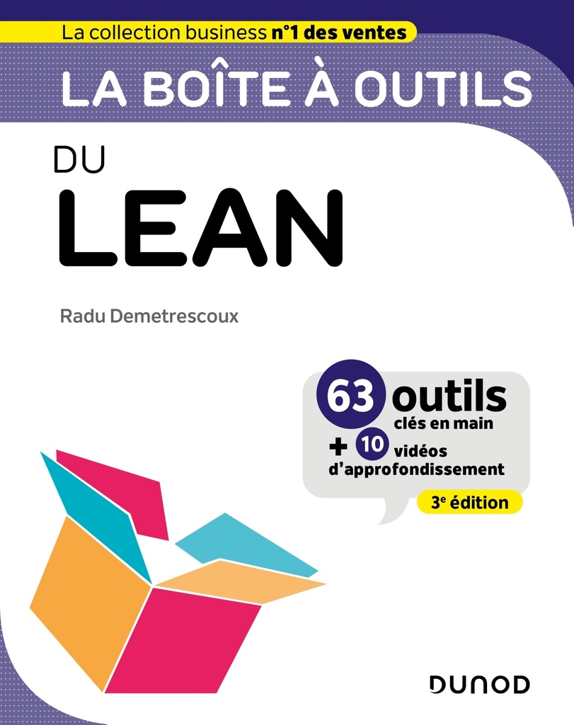 [9782100855445] La boîte à outils du Lean - 3e éd.