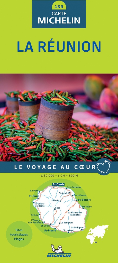 [9782067223486] LA REUNION 11139 CARTE ZOOM MICHELIN KAART
