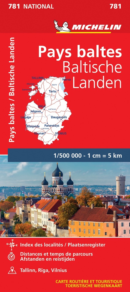 [9782067173774] PAYS BALTES / BALTISCHE LANDEN 11781 CARTE ' NATIO