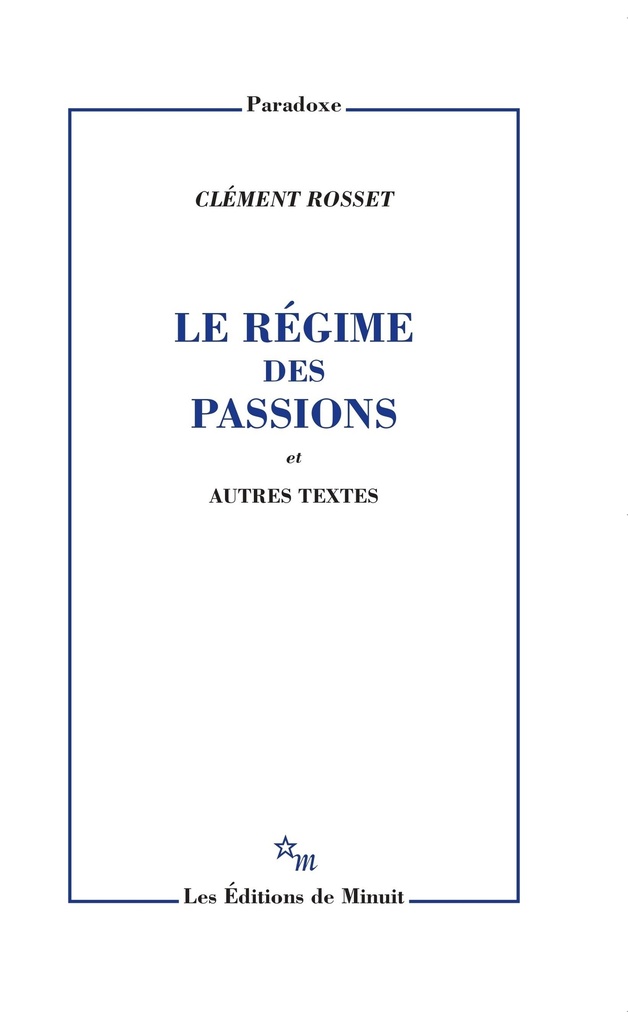 [9782707317643] Le régime des passions