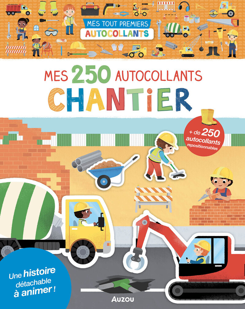 [9791039536509] MES 250 AUTOCOLLANTS - CHANTIER