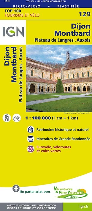 [9782758540816] 129 - DIJON MONTBARD PLATEAU DE LANGRES AUXOIS
