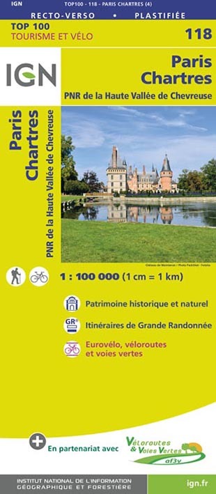 [9782758543664] 118 - PARIS  CHARTRES PNR DE LA HAUTE VALLEE DE CHEVREUSE