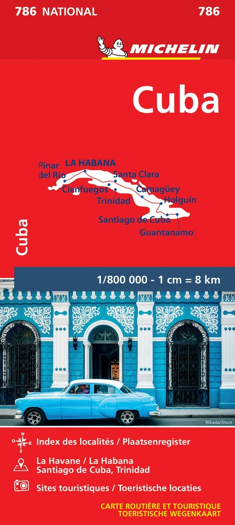[9782067185531] CUBA 11786 CARTE ' NATIONAL' MICHELIN KAART