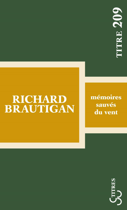 [9782267031027] Mémoires sauvés du vent