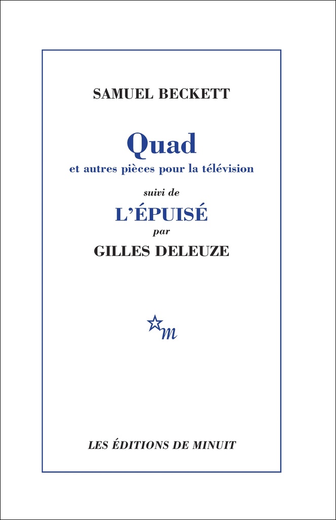 [9782707313898] Quad suivi de L'épuisé