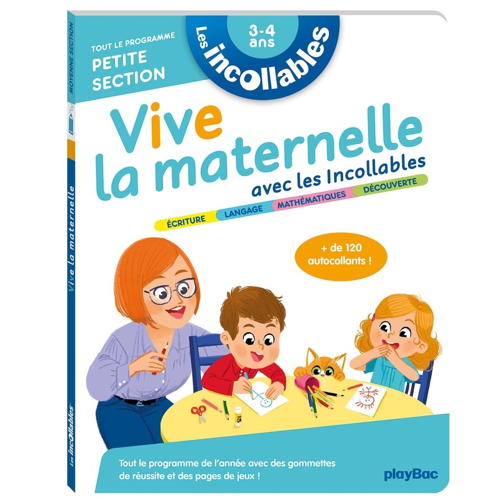 [9782809679670] Les incollables - Vive la maternelle avec les incollables - Petite section