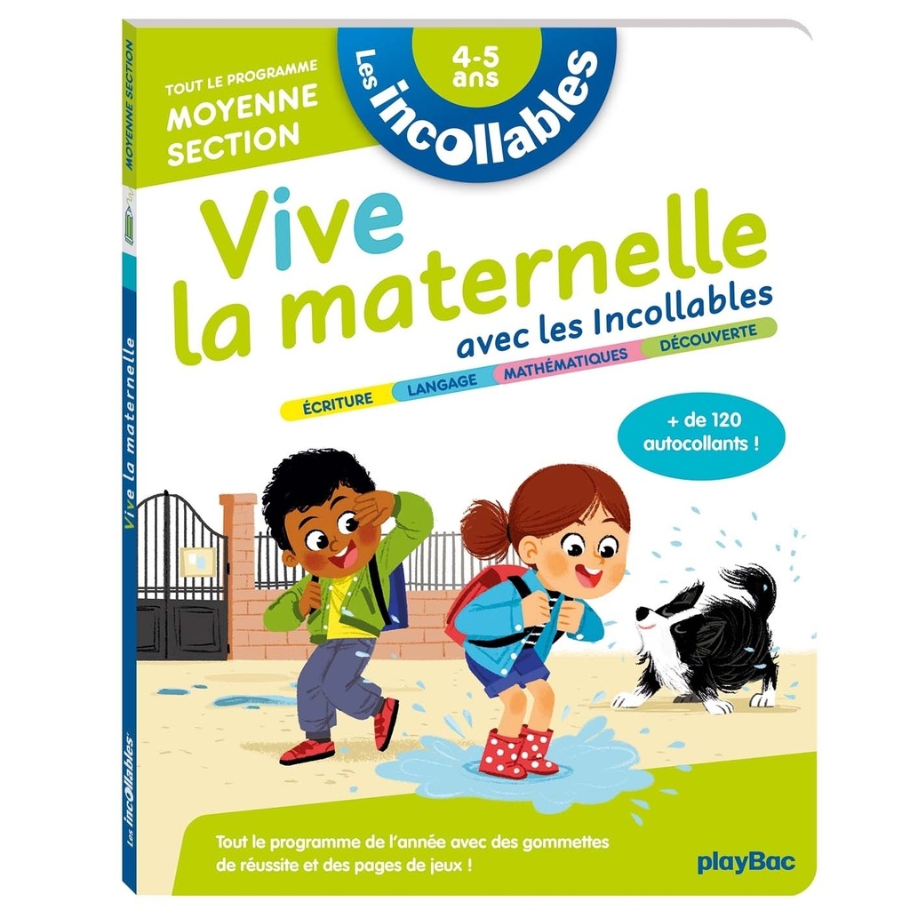 [9782809679687] Les incollables - Vive la maternelle avec les incollables - Moyenne section