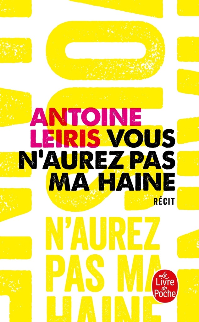 [9782253132035] Vous n'aurez pas ma haine