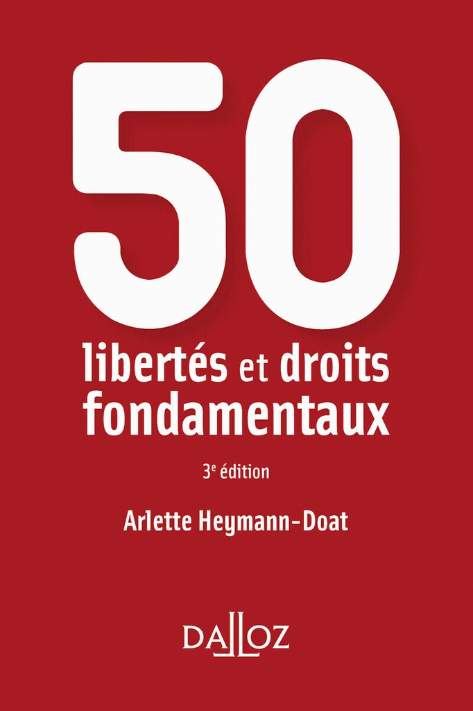 [9782247217205] 50 libertés et droits fondamentaux 3ed