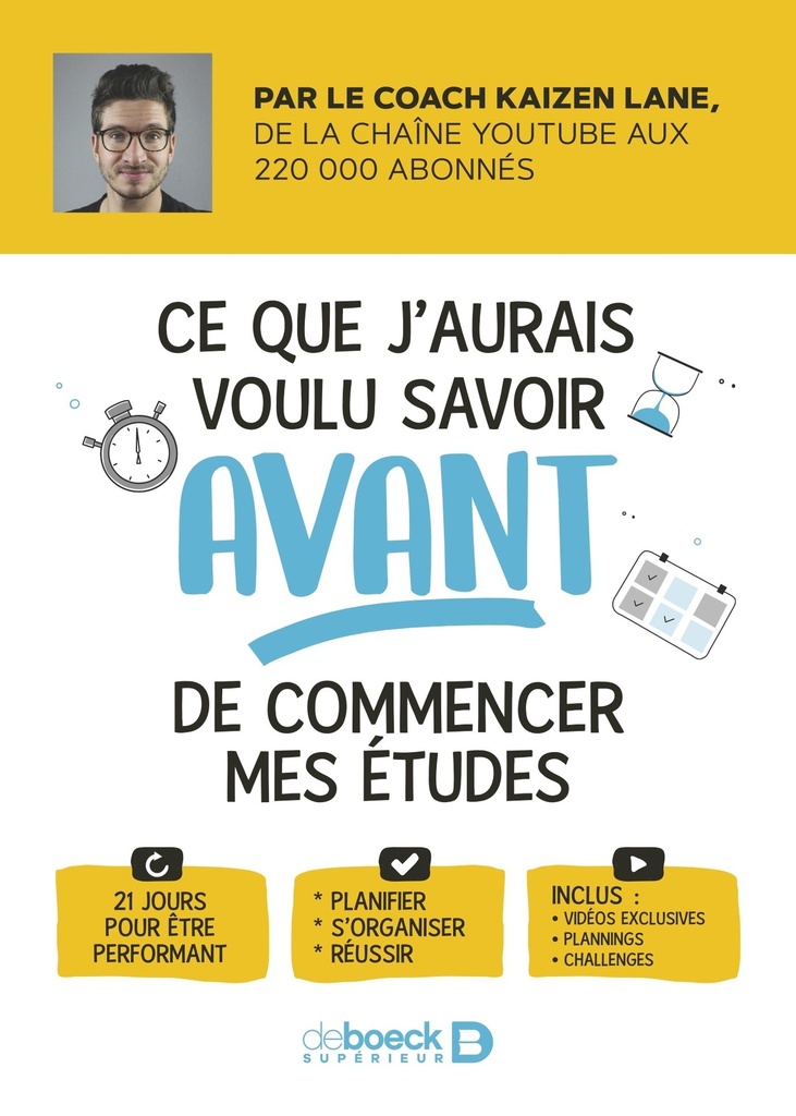 [9782807347113] Ce que j'aurais voulu savoir avant de commencer mes études
