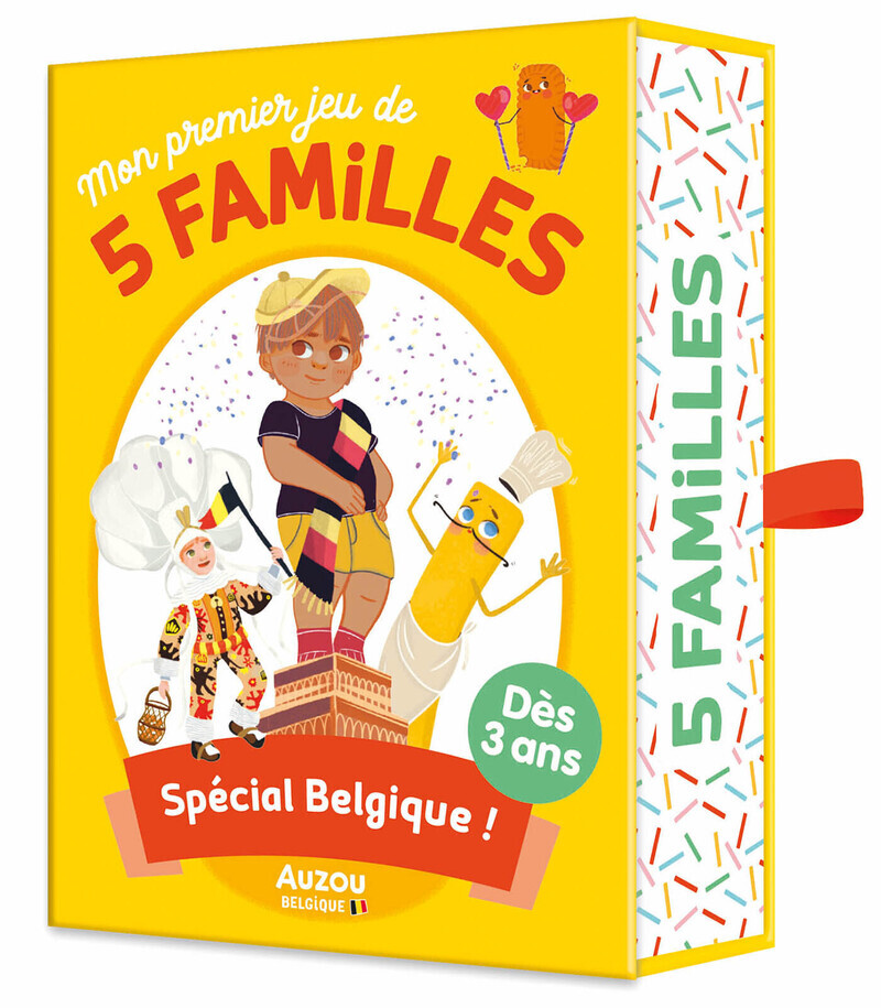 [9791039513883] Jeux de cartes - Mon jeu de 5 familles - Spécial Belgique