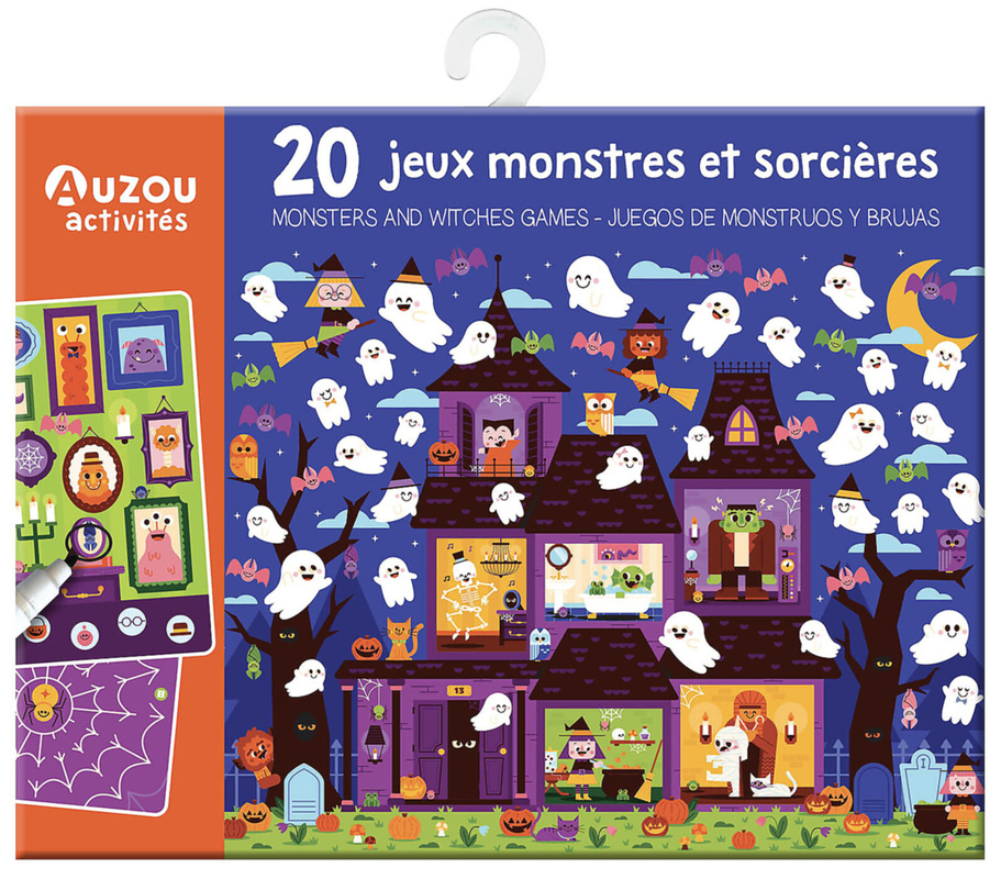 [9791039530361] Ma pochette de jeux - 20 p'tits jeux - Monstres et sorcières