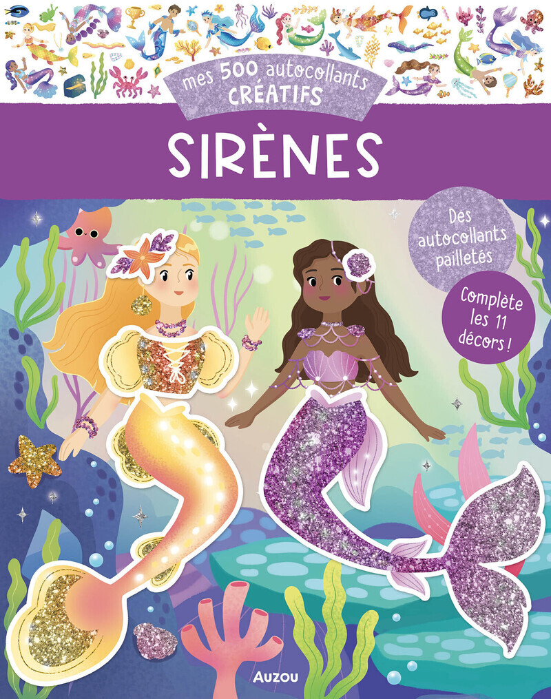 [9791039524841] MES 500 AUTOCOLLANTS CREATIFS - SIRENES