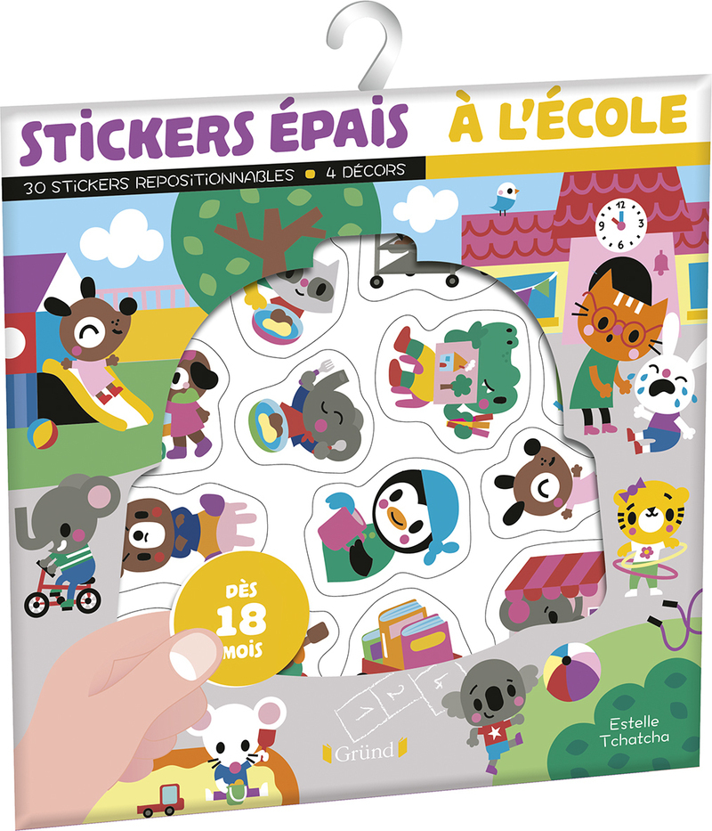 [9782324031601] Stickers épais - À l'école
