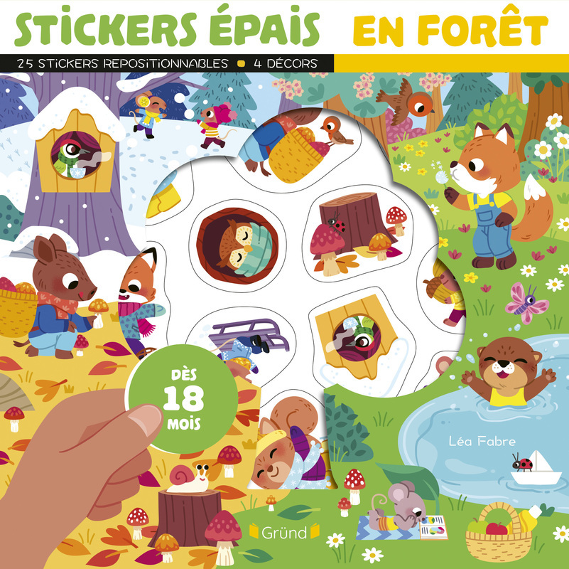 [9782324033827] Stickers épais - En Forêt