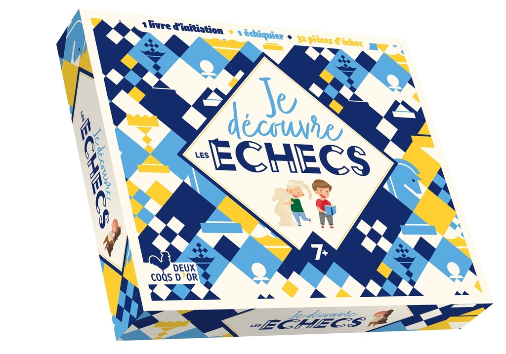 [9782017885726] Je découvre les échecs - coffret avec plateau de jeu et méthode d'apprentissage