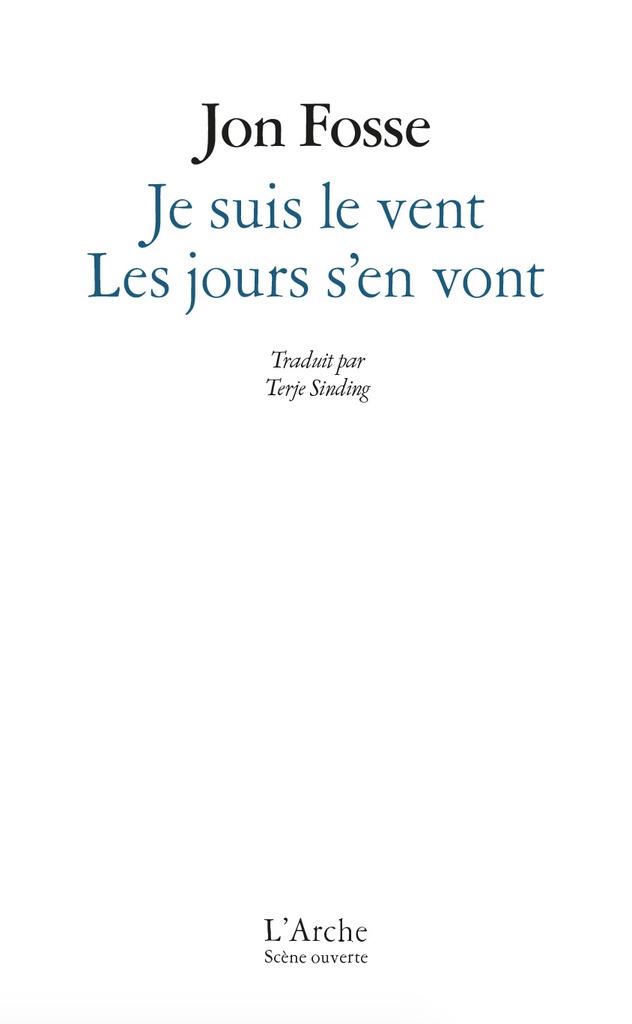 [9782851817327] Je suis le vent / Les jours s’en vont